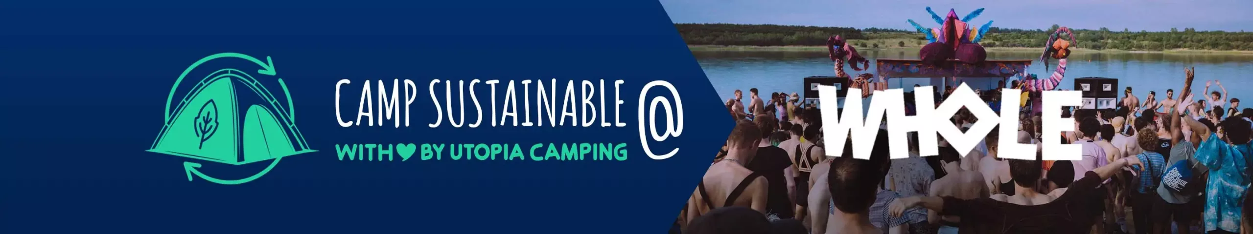Sustainable solutions for festival-goers - Utopia Camping - With our sustainable solutions at festivals, we tackle piles of garbage full of camping gear by reusing camping stuff left behind. rent a tent, festival, camping equipment for rent