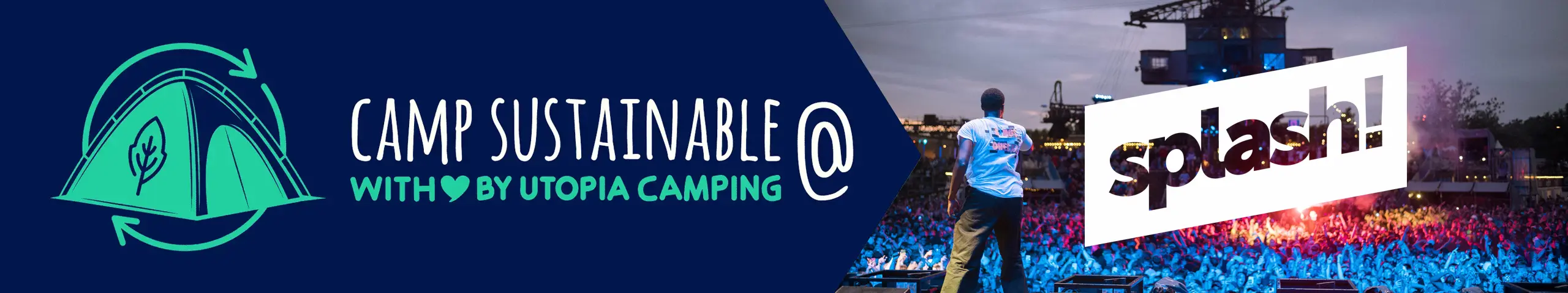 Utopia Camping tent rentals at Splash Festival 2024