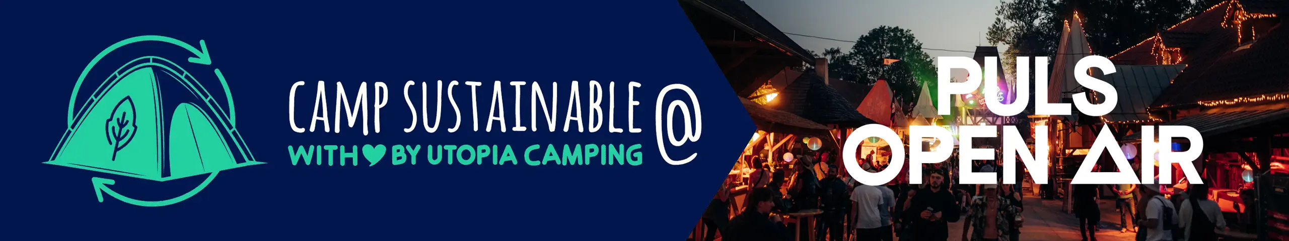Camping tents and accessories for Puls Open Air festival